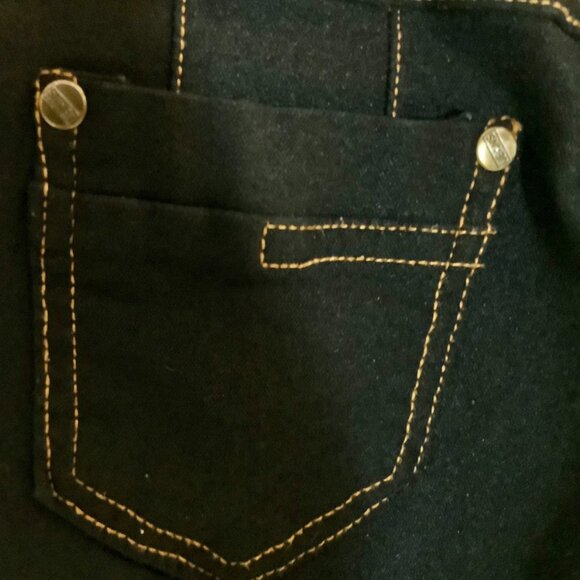 BLACK STRETCH SKINNY JEANS S/M J VINI - Picture 8 of 12